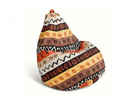 Кресло-мешок Африка в Кудряшовском - kudryashovskij.mebel-nsk.ru | фото