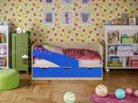 Кровать детская Бабочки 2,0 м в Кудряшовском - kudryashovskij.mebel-nsk.ru | фото
