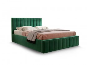 Кровать мягкая 1,6 Вена стандарт, вар.1 в Кудряшовском - kudryashovskij.mebel-nsk.ru | фото