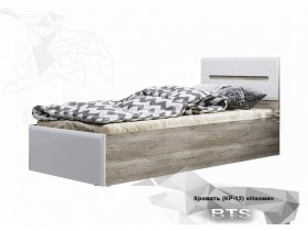 Кровать односпальная Наоми КР-12 в Кудряшовском - kudryashovskij.mebel-nsk.ru | фото