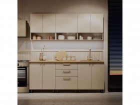 Кухонный гарнитур Орма 2,0м в Кудряшовском - kudryashovskij.mebel-nsk.ru | фото