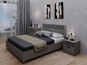 Модульная спальня Лион в Кудряшовском - kudryashovskij.mebel-nsk.ru | фото