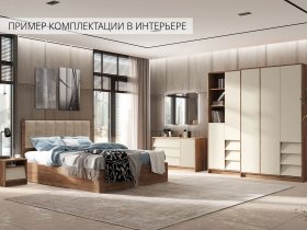 Модульная спальня Рейн в Кудряшовском - kudryashovskij.mebel-nsk.ru | фото