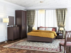 Модульная спальня Верди в Кудряшовском - kudryashovskij.mebel-nsk.ru | фото