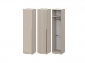 Шкаф ШК-50 Эккервуд (меланж) в Кудряшовском - kudryashovskij.mebel-nsk.ru | фото