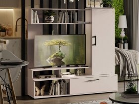 Стенка «Сиена» (кашемир) в Кудряшовском - kudryashovskij.mebel-nsk.ru | фото