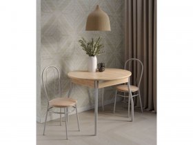 Стол обеденный Орфей-4 (дуб крафт золотой) в Кудряшовском - kudryashovskij.mebel-nsk.ru | фото