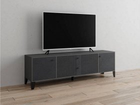 Тумба под ТВ Парус-10 (графит/гранит лофт) в Кудряшовском - kudryashovskij.mebel-nsk.ru | фото